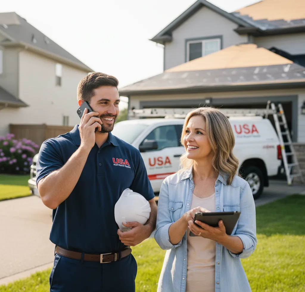 USA Roof Repair Experts customer support in Edinburg